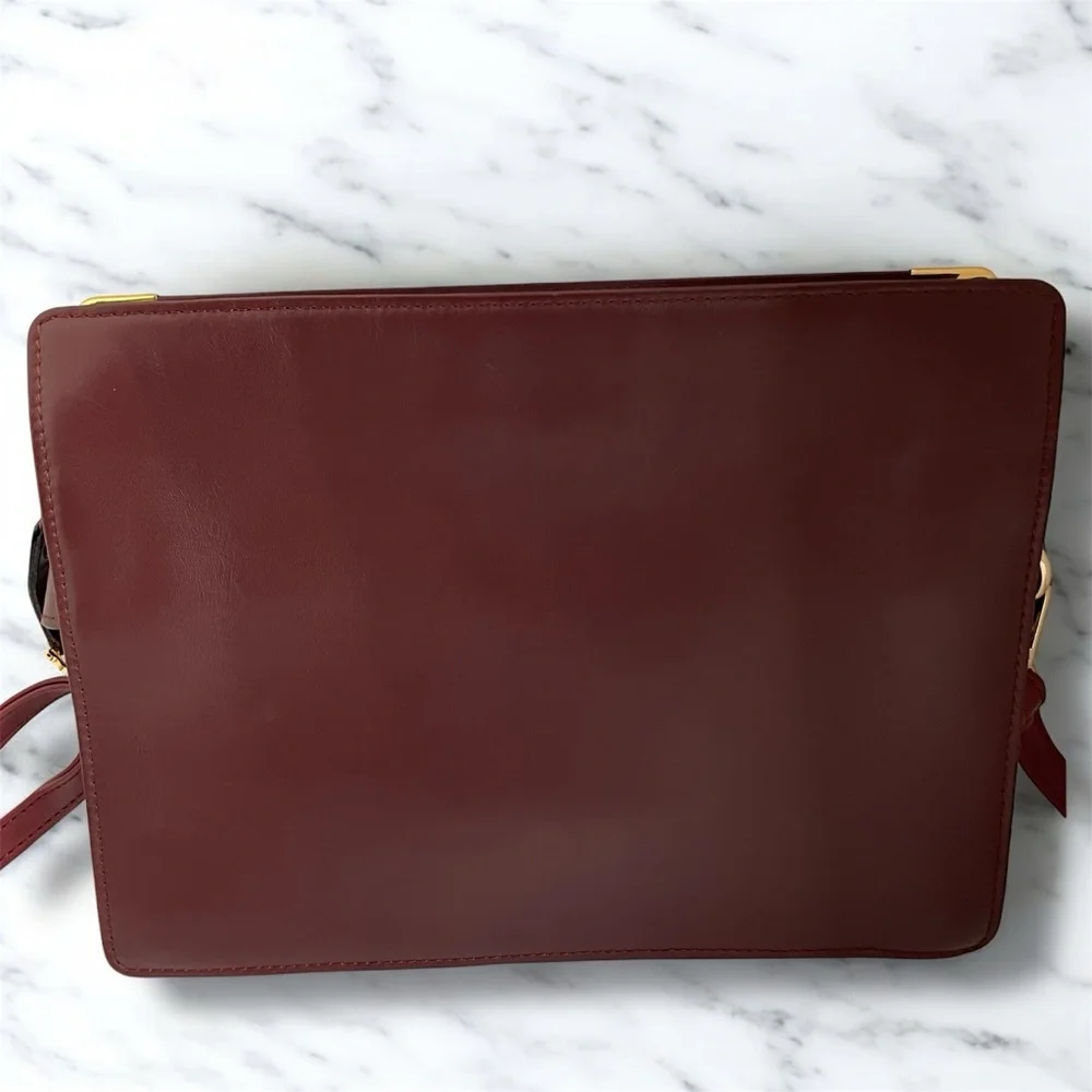 CARTIER Portfolio Large Clutch Crossbody bag ❤️ - Picture 7 of 15